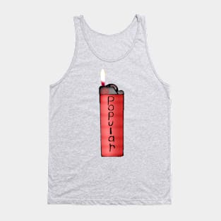 Not Popular Lighter Tank Top